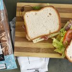 New Woolworths Loaf with sandwiches next to it